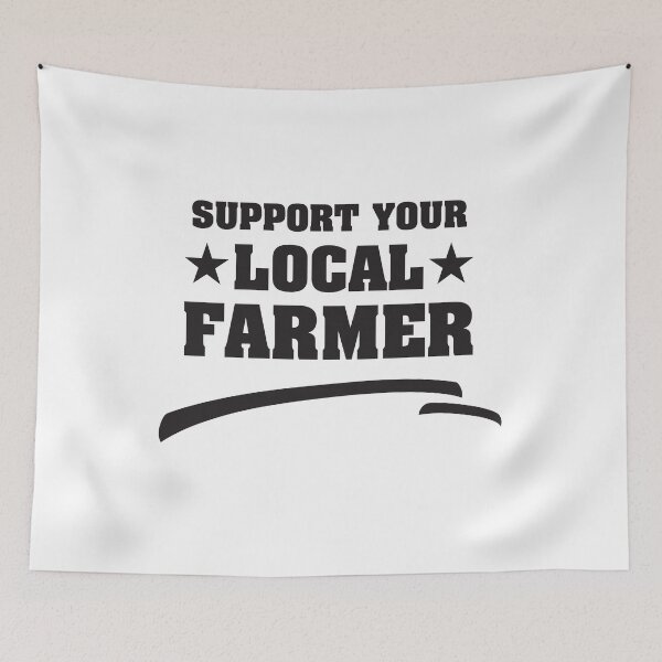 Item preview, Support Your Local Farmers t-shirt  designed and sold by Perfectstyles.