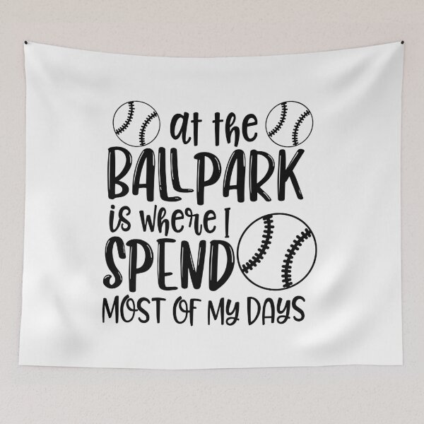 Item preview, At the Ballpark is Where I Spend Most of My Days t-shirt  designed and sold by Perfectstyles.