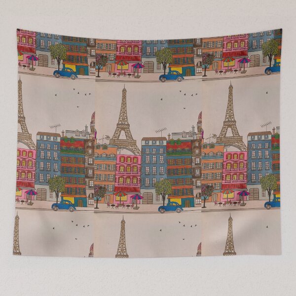 Aperçu de l'œuvre Ville Scape-Paris créée et vendue par MaryBee1957.