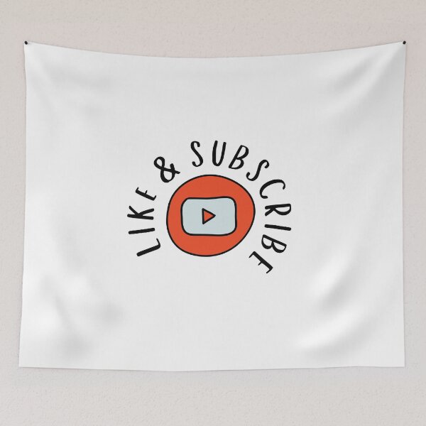 Item preview, Like & Subsribe designed and sold by msallie11.