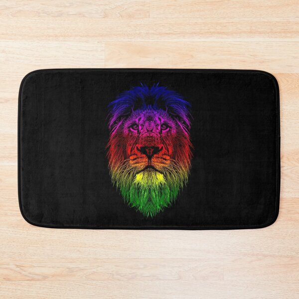 Item preview, Colorful lion head designed and sold by Mila1946.