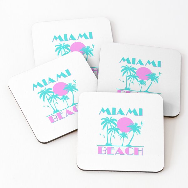Item preview, Vintage 80's Retro Sunset | Miami Beach  designed and sold by ETIndustries.