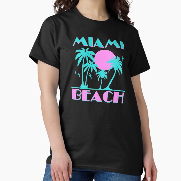 Item preview, Vintage 80's Retro Sunset | Miami Beach  designed and sold by ETIndustries.