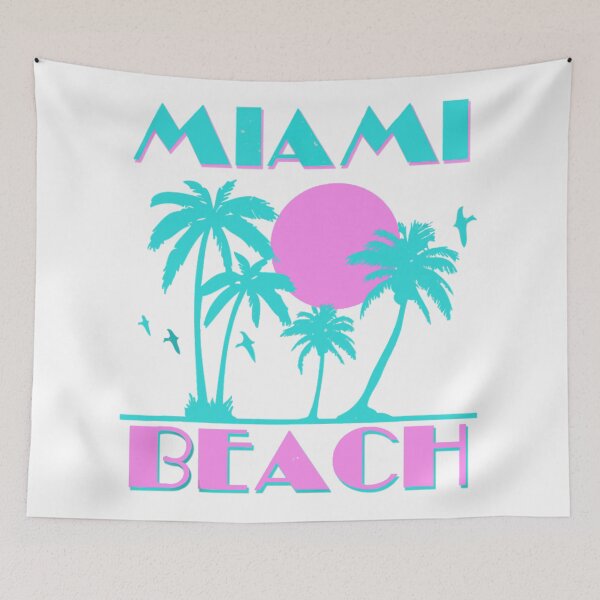 Item preview, Vintage 80's Retro Sunset | Miami Beach  designed and sold by ETIndustries.