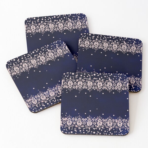 Item preview, Pink Diamonds on Blue Velvet designed and sold by Image NDesign.