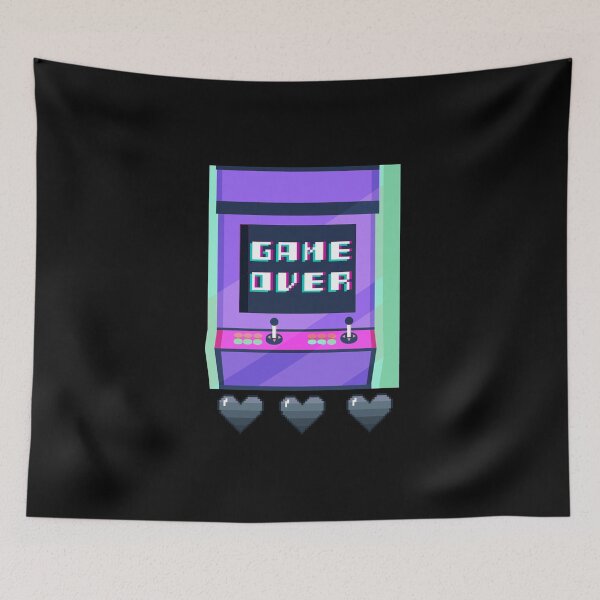 Item preview, Game Over Gaming Gamer Pixel Art Retro designed and sold by titanosdesign.