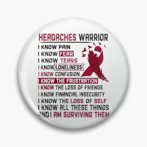 Item preview, I Am Headaches Warrior, I Know All These Things and I Am Surviving Them designed and sold by DianabellShop.