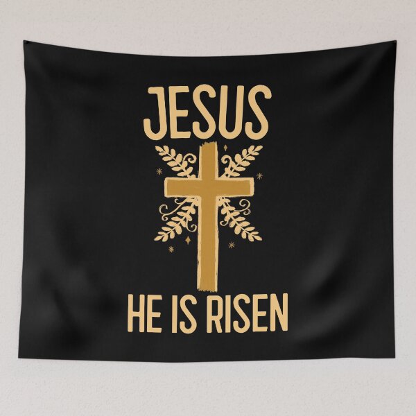 Item preview, Jesus - He is Risen - Religious Easter designed and sold by alancrapopod.