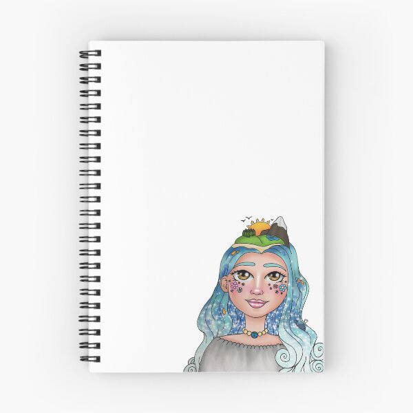 Aperçu de l'œuvre Paradis - un dessin de fille colorée créée et vendue par MintyMakes.