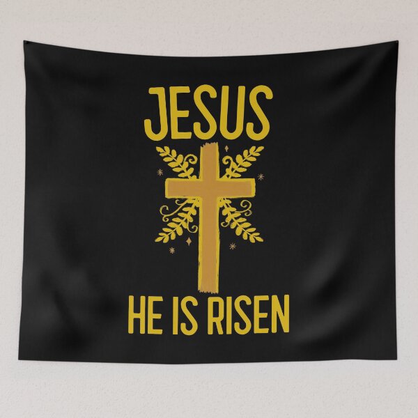 Item preview, Jesus - He is Risen - Religious Easter designed and sold by alancrapopod.