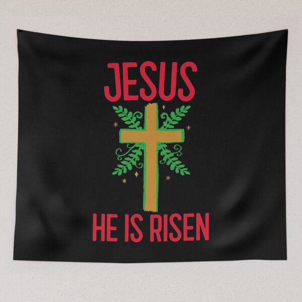 Item preview, Jesus - He is Risen - Religious Easter designed and sold by alancrapopod.