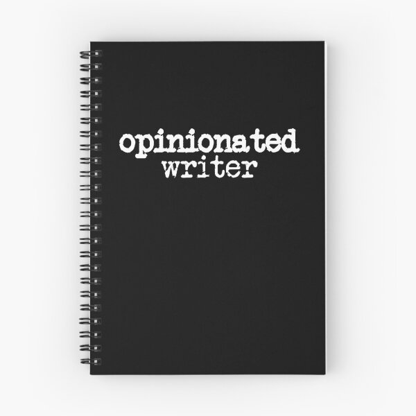 Item preview, opinionated writer in white designed and sold by TeaRoseWriter.