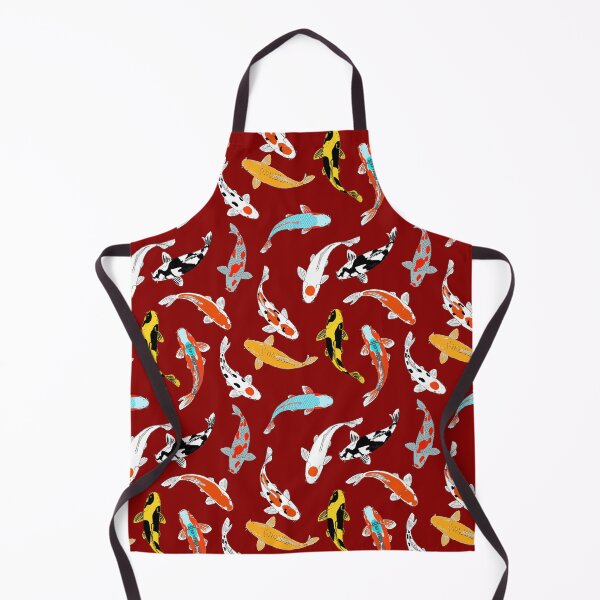 Item preview, Koi Fish | Seamless Pattern | Koi Design | Maroon designed and sold by Koiartsandus.