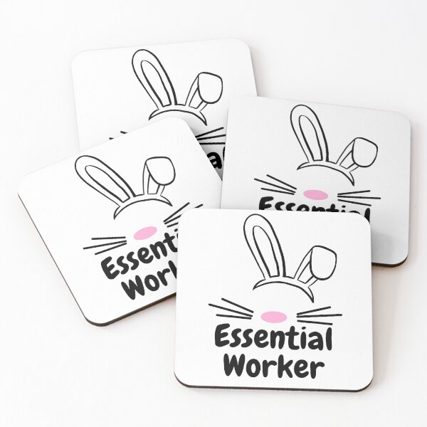 Item preview, Essential Worker Easter Bunny Ears designed and sold by WhimsicaliTee.