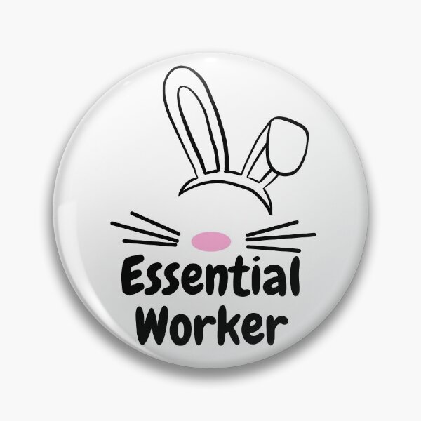 Item preview, Essential Worker Easter Bunny Ears designed and sold by WhimsicaliTee.