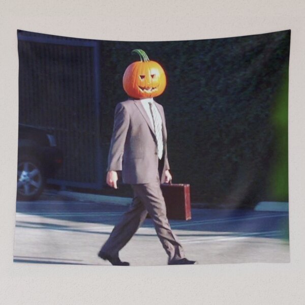 Item preview, Dwight Pumpkin Head designed and sold by Boddahs.