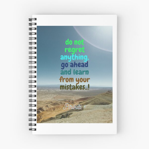 Item preview, do not regret anything, go ahead and learn from your mistakes. designed and sold by pirikiti64-.