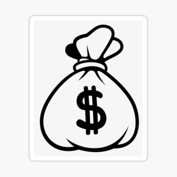 Money Bag Vector Sticker