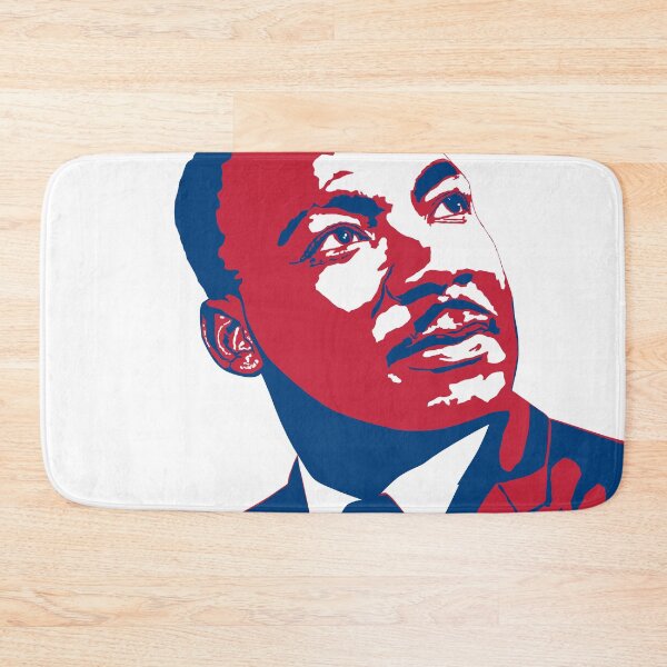 Item preview, Martin Luther King, MLK in Color Printing in Patriot, Portrait Print colors Art designed and sold by Marcin Adrian.