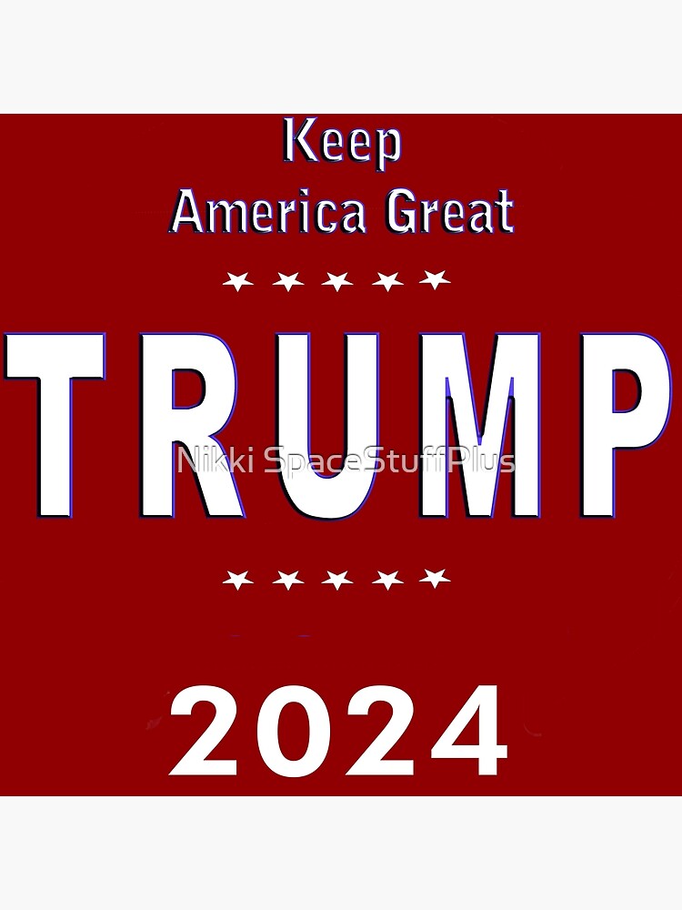 "Trump 2024 Logo" Photographic Print for Sale by Spacestuffplus Redbubble