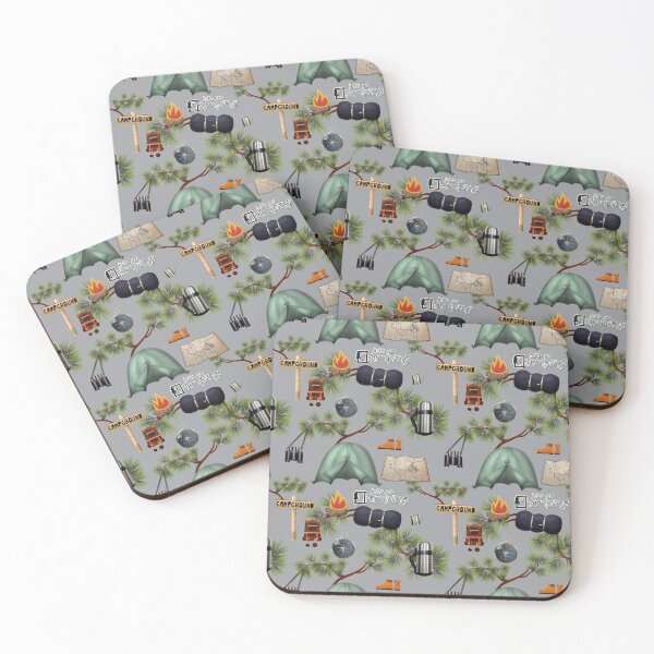 Item preview, Camping,adventure,travel,outdoor pattern  designed and sold by MariaMarinova.