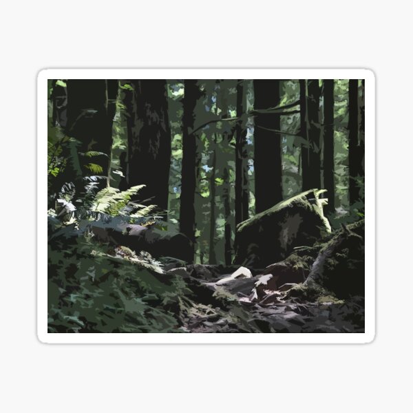 Forest Path Sticker