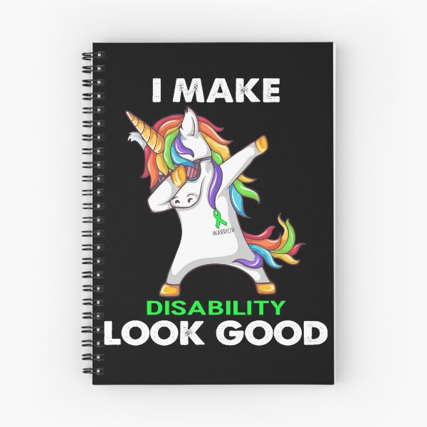 Item preview, I Make Disability Look Good Cute Unicorn Dabbing Disability Warrior designed and sold by heppenp.