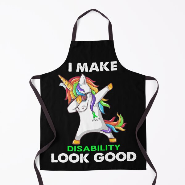 Item preview, I Make Disability Look Good Cute Unicorn Dabbing Disability Warrior designed and sold by heppenp.