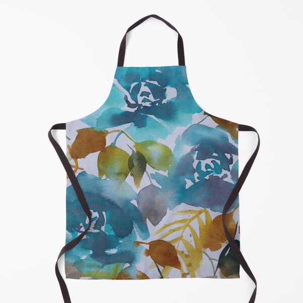 Item preview, Blue Roses Watercolor designed and sold by Karlena Lewin Studio.