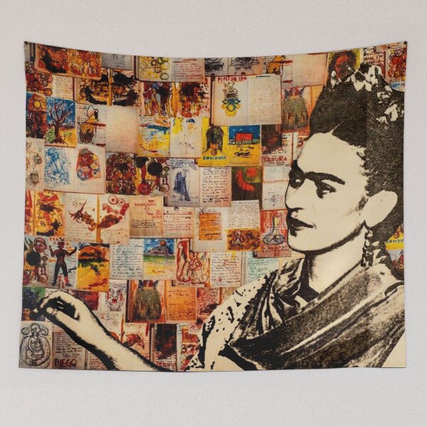 Item preview, Frida and her diary - tribute to Frida Kahlo by Fausto Novelli F&N designed and sold by GudNius.