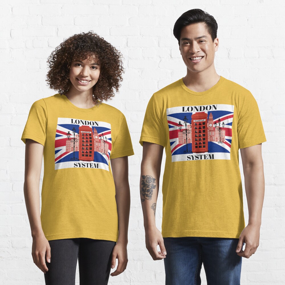 Camiseta esencial con la obra «Sistema Londres » de ppf00