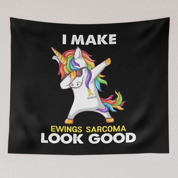 Item preview, I Make Ewings Sarcoma Look Good Cute Unicorn Dabbing Ewings Sarcoma Warrior designed and sold by heppenp.