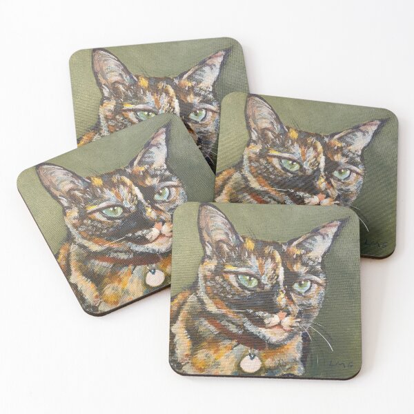 Item preview, Portrait of cat, Belle Bella designed and sold by lisagoldfarb.