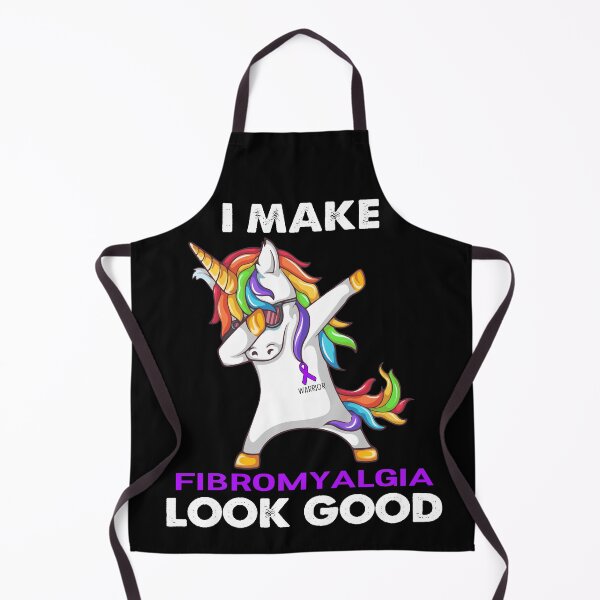 Item preview, I Make Fibromyalgia Look Good Cute Unicorn Dabbing Fibromyalgia Warrior designed and sold by heppenp.
