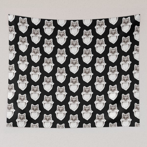 Item preview, Fox (Hand Drawn) designed and sold by TheTimeMachine.