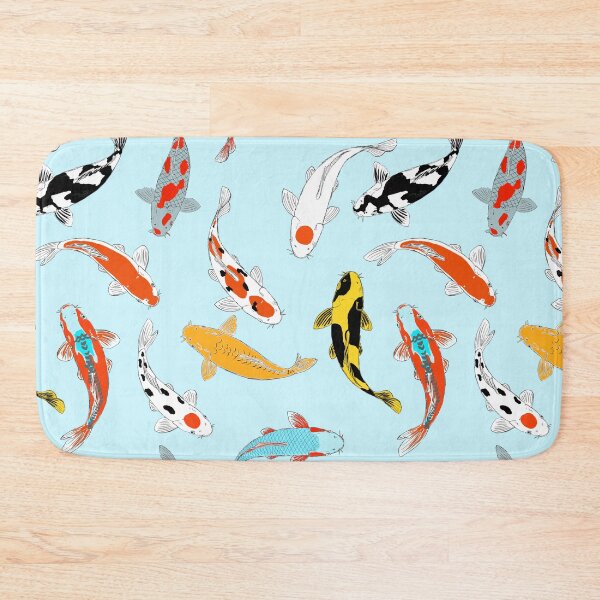 Item preview, Koi Fish | Seamless Pattern | Baby Blue | Koi Fish Design designed and sold by Koiartsandus.