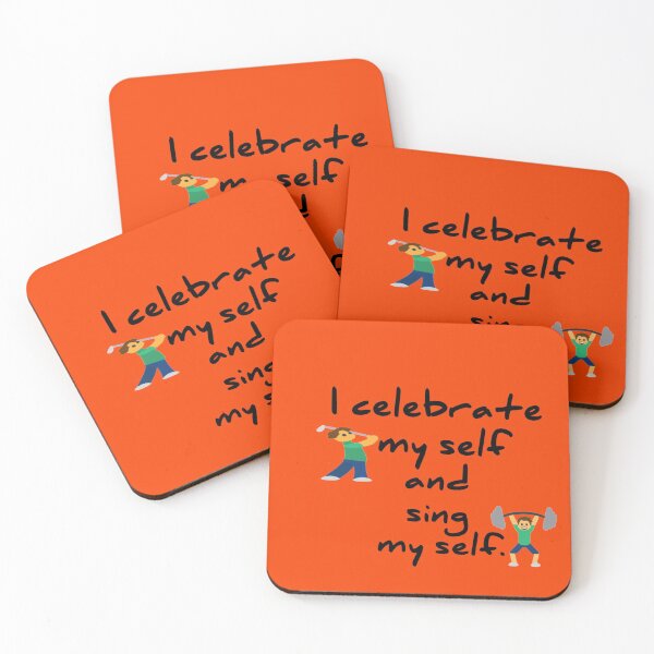 Item preview,  Inspirational and motivational quote : I celebrat my self and sing my self. designed and sold by nelhurc.