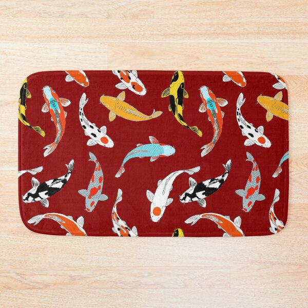 Item preview, Koi Fish | Seamless Pattern | Koi Design | Maroon designed and sold by Koiartsandus.