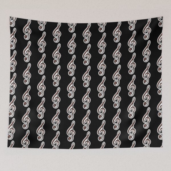 Item preview, Treble Clef (Hand Drawn) designed and sold by TheTimeMachine.