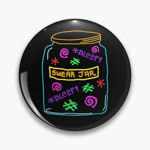 Item preview, Swear jar full of screaming faces and *BLEEP! designed and sold by RawSunArt.