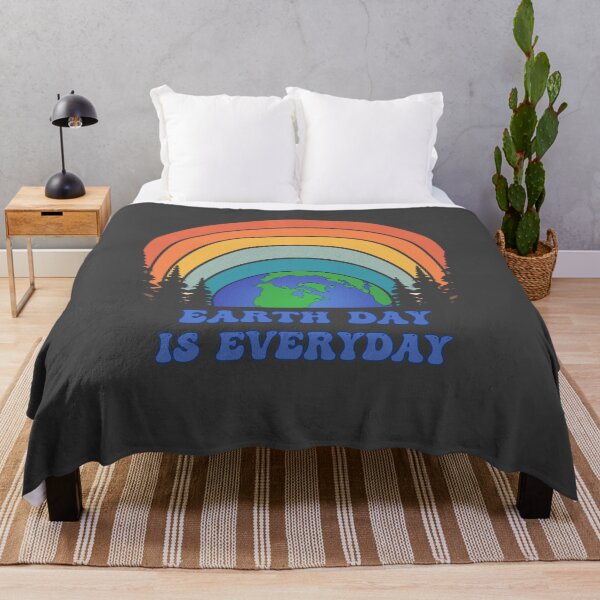 Item preview, Earth Day is Every Day Retro Faded Sunset Groovy Text designed and sold by Rabbitti.