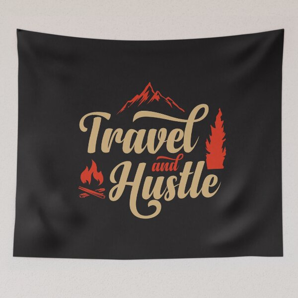 Item preview, Travel and hustle inspiration design designed and sold by Emotionville.
