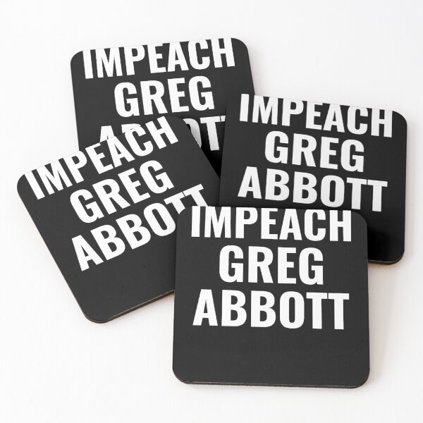 Item preview, Texas Governor Impeach Greg Abbott  designed and sold by The Junto Shop.