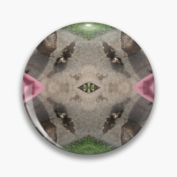 Item preview, Duck Group: Duck Mother with Duckling, Green Grass and Pink Knee designed and sold by RoseAromas.