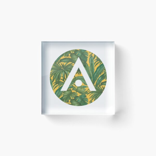 Artikelvorschau, Gelbes Aveda verlässt Logo entworfen und verkauft von Dalaura.