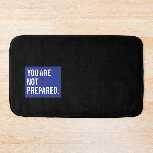 Item preview, You are not prepared. (Blue) designed and sold by riccagarden.