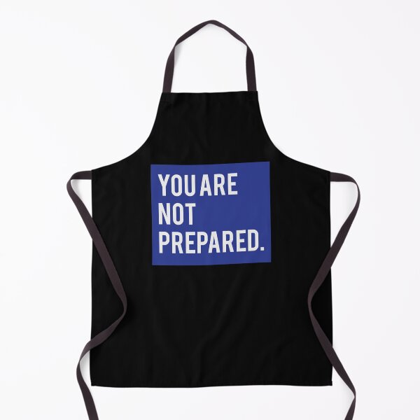 Item preview, You are not prepared. (Blue) designed and sold by riccagarden.