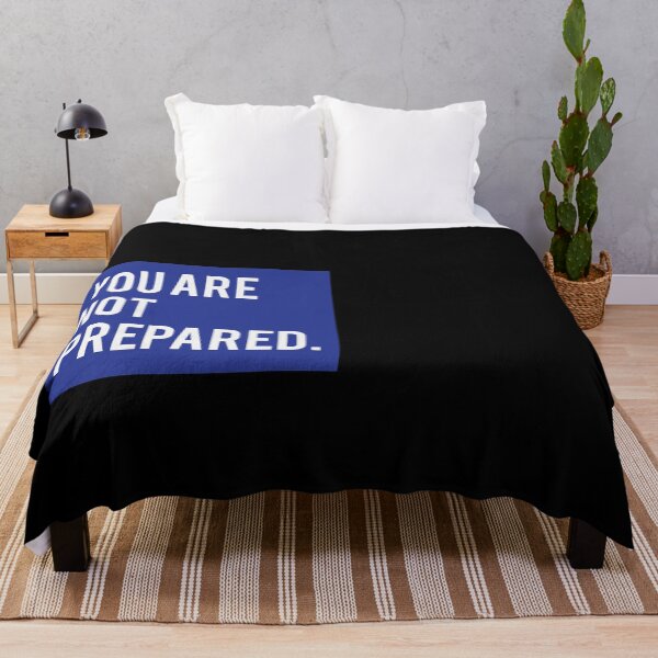 Item preview, You are not prepared. (Blue) designed and sold by riccagarden.
