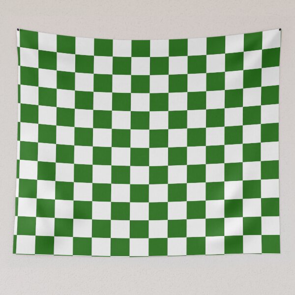 Item preview, Green and Transparent Square Chessboard or Checker Board Grid Pattern designed and sold by RKA-Products.
