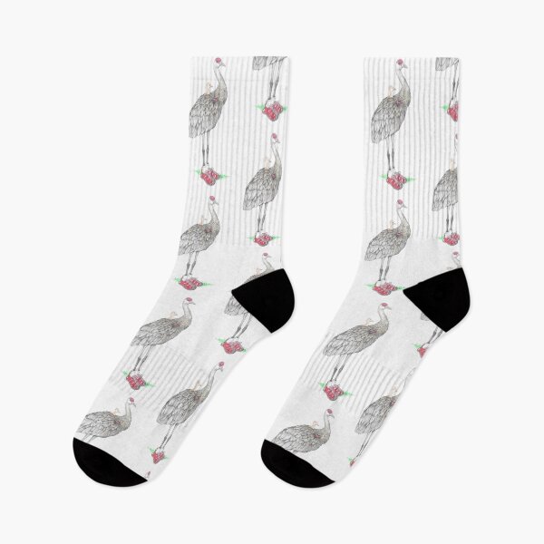 Item preview, Sandhill cranes in sandals designed and sold by JimsBirds.